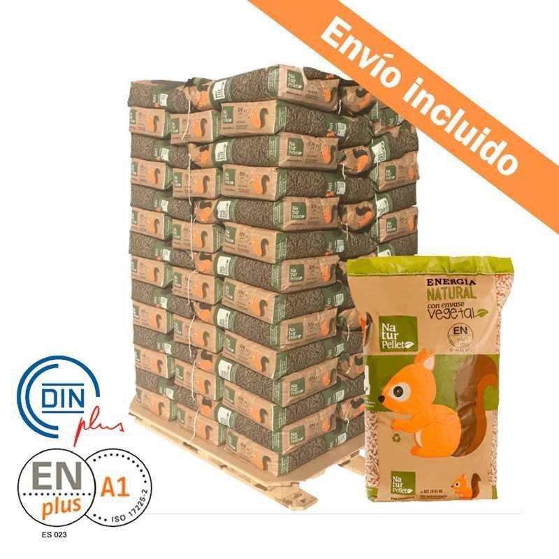 2 palettes de 154 sacs certifiés DIN ENplus A1 de 15 kg