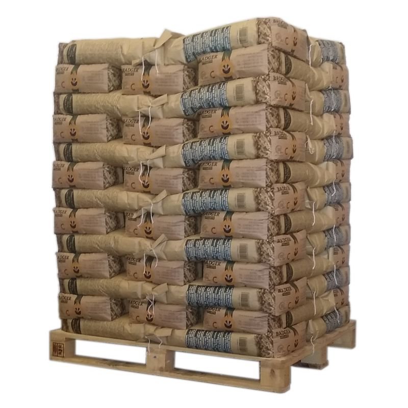 6 palettes de 462 sacs certifiés DIN ENplus A1 de 15 kg