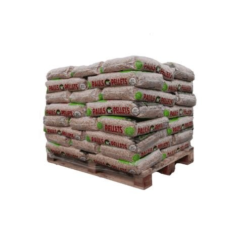 Demi palette de Granulés de bois PAULS Pellets 35 sacs - 525kg