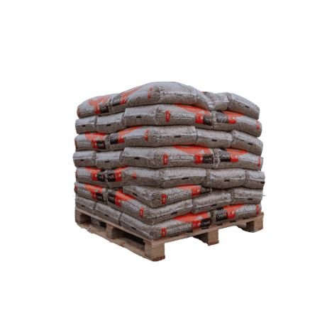 Demi-palette de granulés de bois sacs Crépito