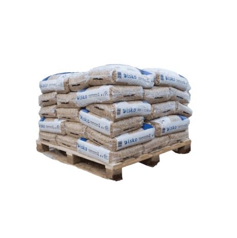 Demi-palette de granulés de bois ISKO - 35 sacs