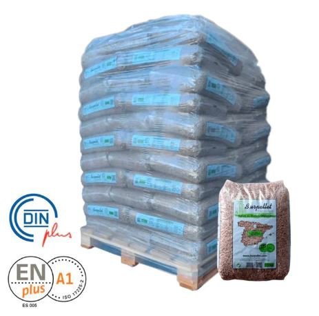 Granulés Burpellet ENplus A1 en sacs de 15 kg pour le chauffage